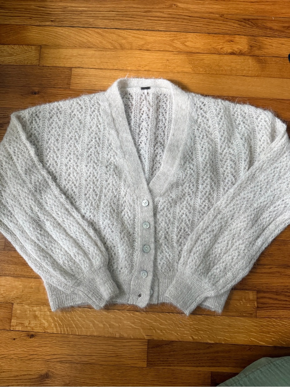 Free People Amelia Pointelle Cardigan
